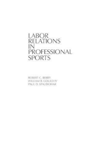 Labor Relations in Professional Sports