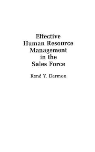 Effective Human Resource Management in the Sales Force