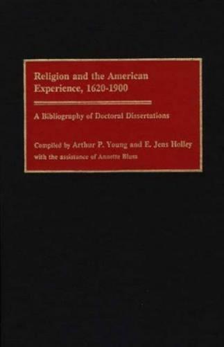 Religion and the American Experience, 1620-1900