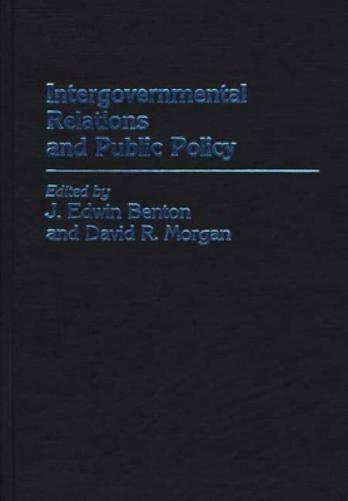 Intergovernmental Relations and Public Policy