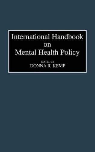 International Handbook on Mental Health Policy