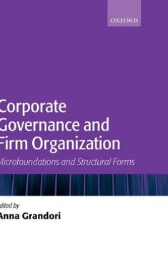 Corporate Governance and Firm Organization
