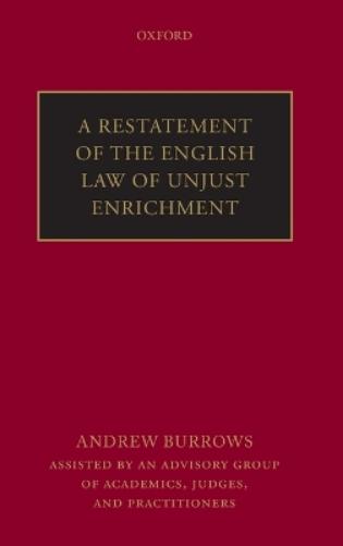 A Restatement of the English Law of Unjust Enrichment