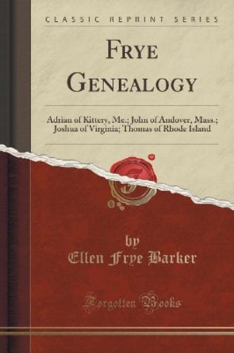 Frye Genealogy