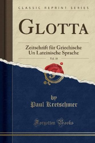 Glotta, Vol. 10