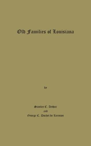Old Families of Louisiana