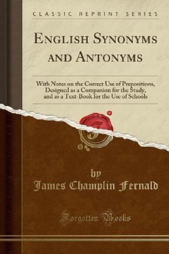 English Synonyms and Antonyms