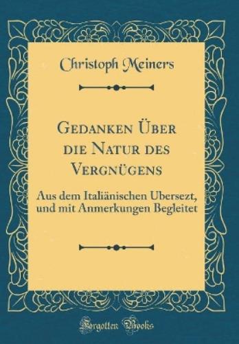 Gedanken Über Die Natur Des Vergnügens