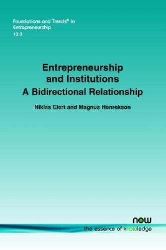 Entrepreneurship and Institutions