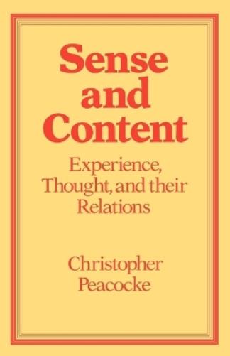 Sense and Content