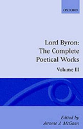 The Complete Poetical Works: Volume 3