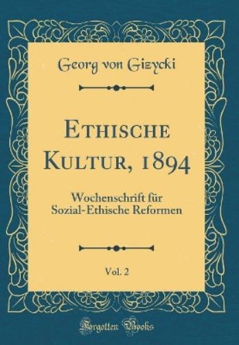 Ethische Kultur, 1894, Vol. 2