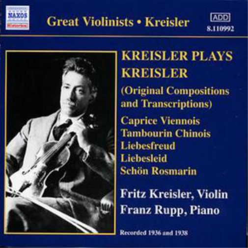 Kreisler Plays Kreisler (Rupp)