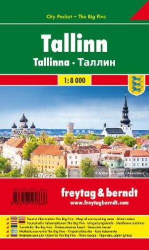 Tallinn, City Plan 1:10.000, City Pocket + The Big Five