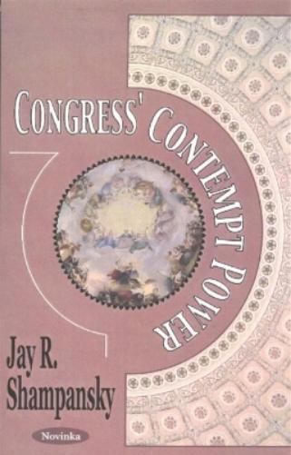 Congress' Contempt Power