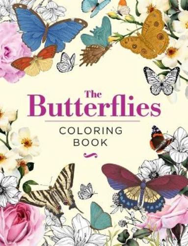 The Butterflies Coloring Book: Hardback Gift Edition (Hardback Vintage Coloring