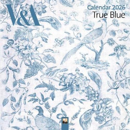 V&A: True Blue Wall Calendar 2026 (Art Calendar