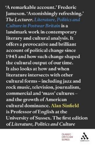 Literature, Politics and Culture in Postwar Britain