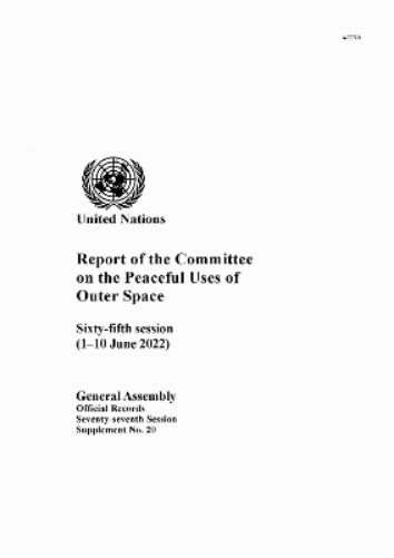 Report of the Committee on the Peaceful Uses of Outer Space