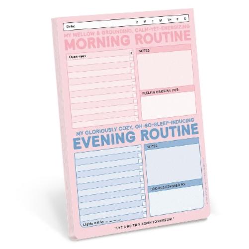 Knock Knock AM/PM Routine Classic Pad (Pastel Version): Morning Routine and Evening Routine Tracker Pad (Knock Knock Pads