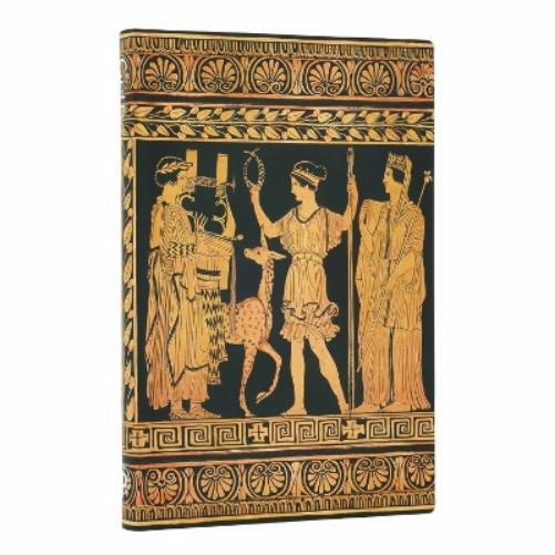 Gathering of Deities (Ancient Greek Pottery) Mini Lined Softcover Journal (Elastic Band Closure)