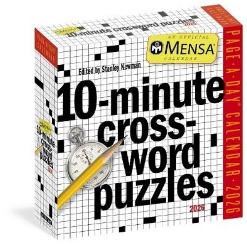 Mensa 10-Minute Crossword Puzzles Page-A-Day(r) Calendar 2026