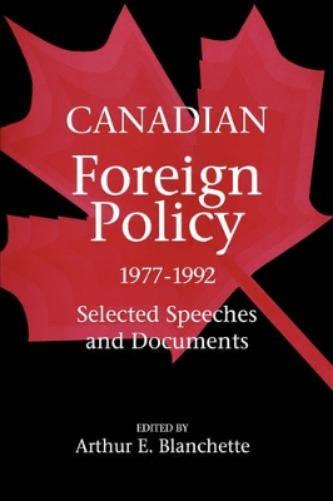 Canadian Foreign Policy, 1977-1992