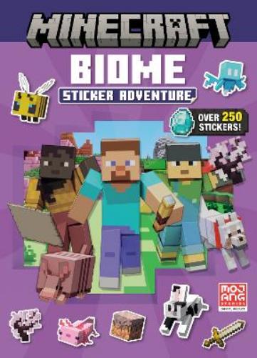 Biome Adventures Sticker Book (Minecraft