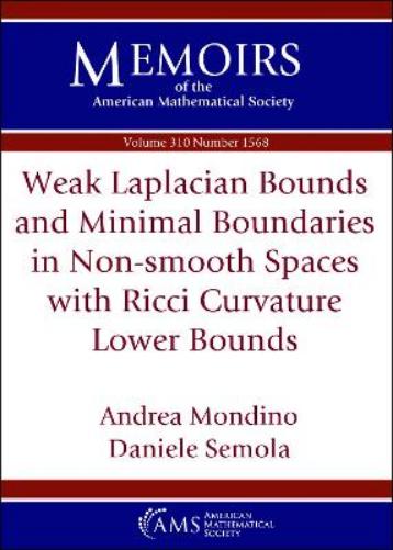 Weak Laplacian Bounds and Minimal Boundaries in Non-smooth Spaces with Ricci Curvature Lower Bounds