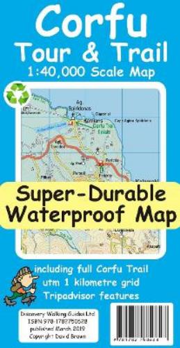 Corfu Tour & Trail Map (2nd ed