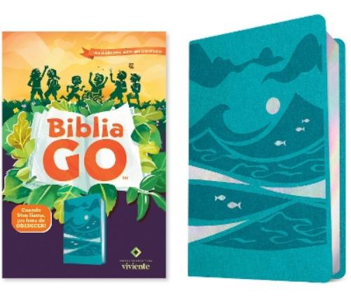 Biblia GO para ninos NTV (SentiPiel, Verde azulado): Una Biblia Para Niños Que Transforma (Go Bible