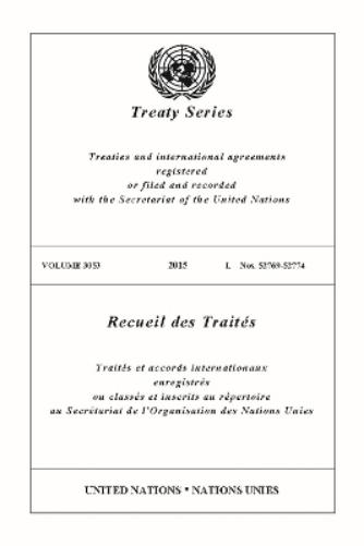 Treaty Series 3053 (English/French Edition)