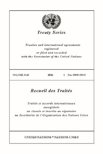 Treaty Series 3145 (English/French Edition)