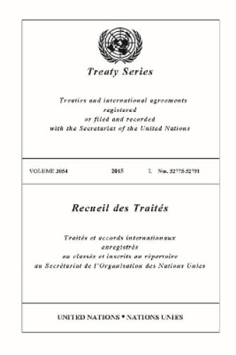 Treaty Series 3054 (English/French Edition)