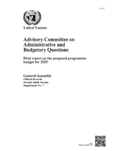 Advisory Committee on Administrative and Budgetary Questions