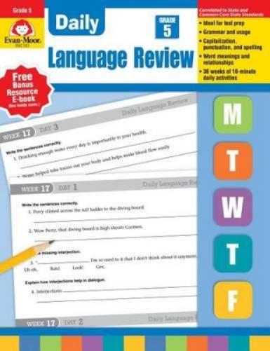 Daily Language Review Grade 5 Te