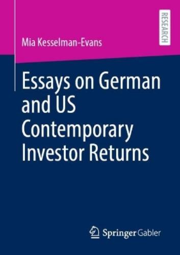 Essays on German and US Contemporary Investor Returns