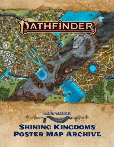 Pathfinder Lost Omens Shining Kingdoms Poster Map Archive (P2