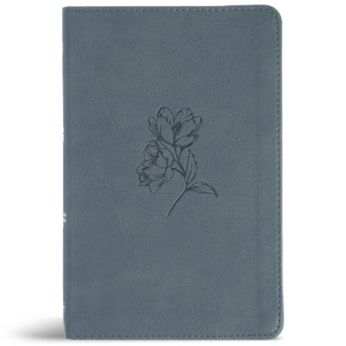 CSB Personal Size Bible, Digital Study Edition, Blue Leathertouch