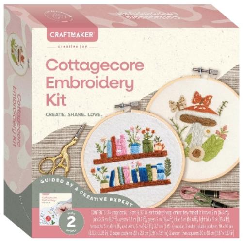 Craft Maker Cottagecore Embroidery Kit
