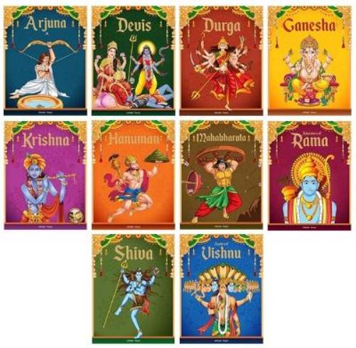 Tales from Indian Mythology (Collection of 10 Books) Story Books for Kids