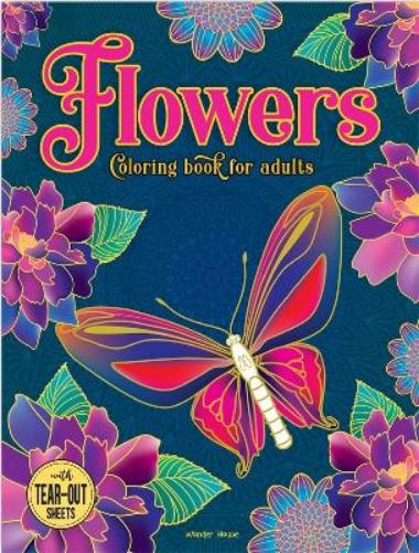 Flowers Coloring Book for Adults