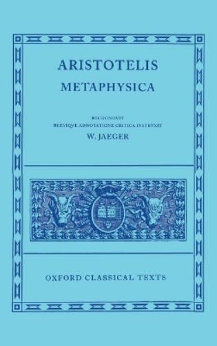 Aristotle Metaphysica