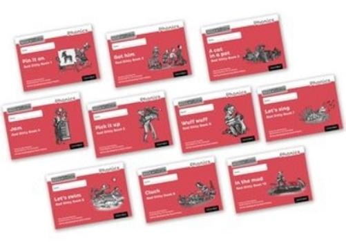 Read Write Inc. Phonics: Red Ditty Black & White Books (Mixed Pack of 10)
