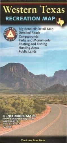 Western Texas Recreation Map