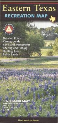 Eastern Texas Recreation Map