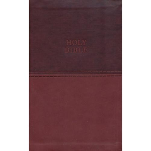 KJV Holy Bible: Value Thinline, Brown Leathersoft, Red Letter, Comfort Print: King James Version