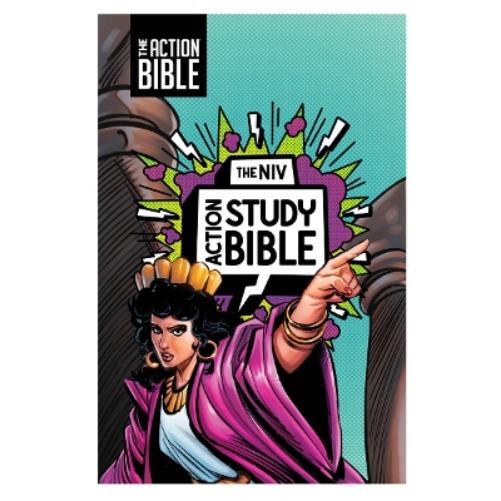 NIV Action Study Bible, Leathersoft, Aqua, Full Color