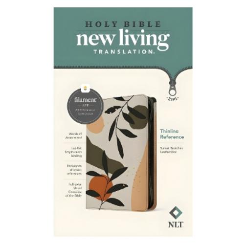 NLT Thinline Reference Zipper Bible, Filament Edition