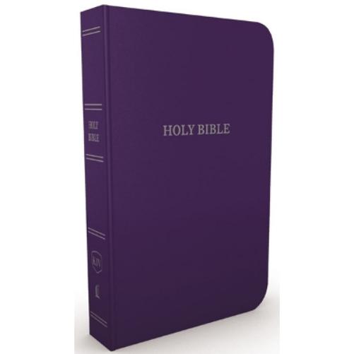 KJV Holy Bible: Gift and Award, Purple Leather-Look, Red Letter, Comfort Print: King James Version